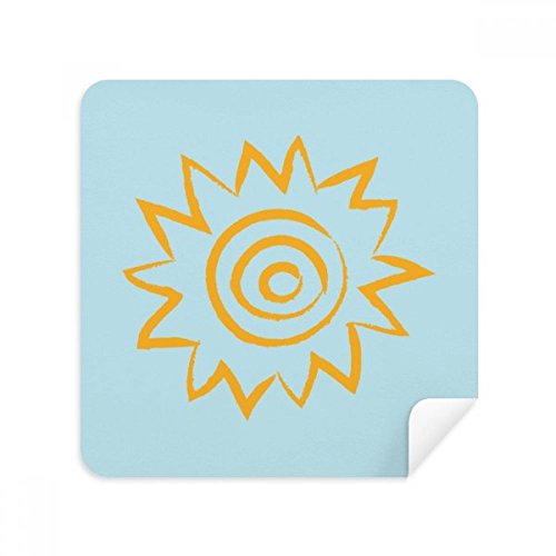Chiffons de nettoyage pour écran de téléphone jaune soleil en lot de 2 pour un éclat sans traces