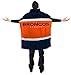 Littlearth Unisex NFL Denver Broncos Hoodie Poncho, 70.5