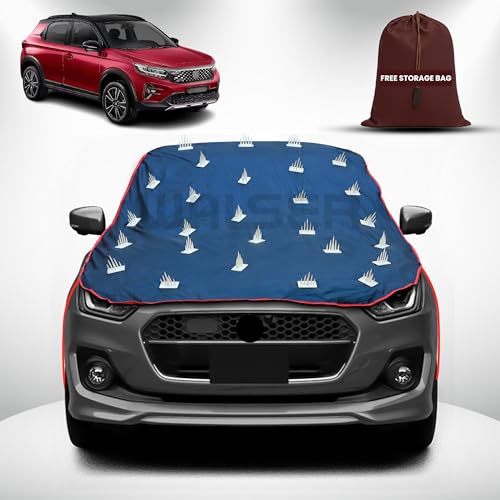 Image of WALSER Spike Car Cover for Honda WR-V | Anti-Climb Nail Guard for Dogs & Monkeys | Protects Bonnet, Roof & Dicky | UV, Dust & Snow Protection | Spike Cover with 4 Adjustable Hook