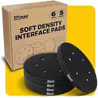 TPmax 5 Pack 6 Inch Sanding Interface Pads, Hook and Loop