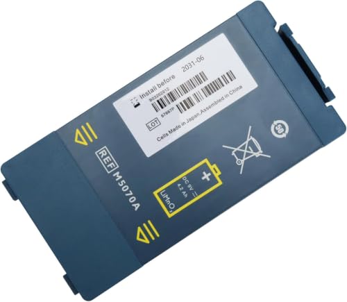 PULADU M50-70A for PH ILIPS Hearts Tart FR2 A-ED Bat tery 9V M 50 66A Expiry Date: 2031-04