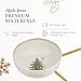 Christmas Tree Gold Serving Bowl