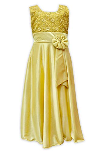 Image of Girl's Column Midi Dress