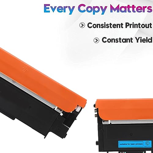 Substituição do Cartucho de Toner, Cartucho de Toner de Impressão Transparente Sem Desbotamento 4 Pe