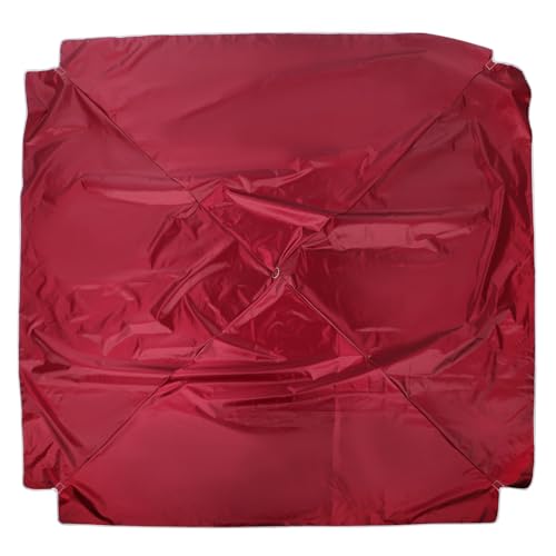 Consejos para Comprar Sombrillas, marquesinas y toldos los más recomendados. 44 Angoily Toldo de Sombrilla para Patio 2x2 M Tela Doble Capa Resistente Lluvia Color Vino para Reemplazo de Marquesina Exterior Uso Diario