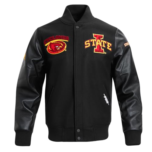 Pro Standard Mens Ncaa Iowa State University College Classic Chenille Varsity Jacket