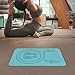 Aosekaa Jump Rope Mat Rope Skipping Pad 8mm Thick Protects Floor and Equipment for Indoor Outdoor for Home Gym Non Slip Exercise Mat, Blue