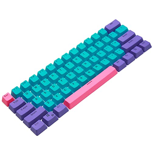 Image of WHYSP PBT Keycaps 60% for 60 Percent Keyboard OEM Profile Backlit Key Cap Replacement 6.25U Space Bar
