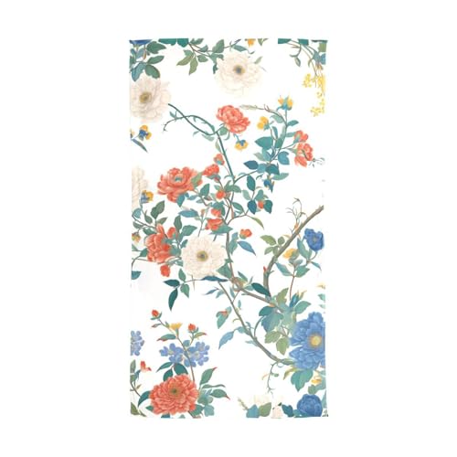 tplaotee Lovely Spring Flowers Elegant Long hijab fashion gifts for women for head chales para mujer