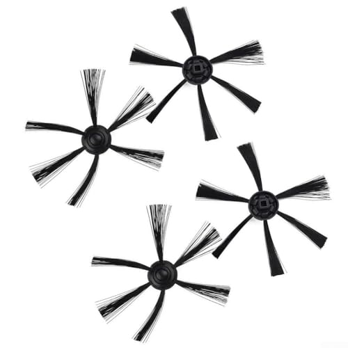 4 cepillos laterales, piezas de repuesto compatibles con Multilaser-HO041, para Mondial–RB-01, para Obabox-Obaduster, para Wap - W100, para Taurus Striker Mini aspiradora
