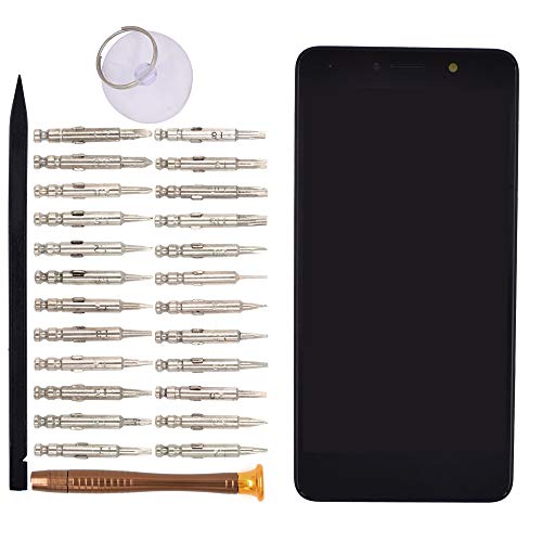 Image of LCD Screen Display Digitizer Touch Panel with Frame Screen Replacement for Huawei Y7 Prime Holly 4 Plus Enjoy 7 Plus(Black)