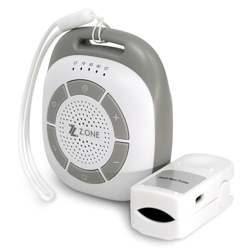 Reliance Medical Máquina de Ruido Blanco para Bebés con 20 Sonidos Calmantes Temporizador Reproductor de Latidos Larga Duración USB-C Compacta y Portátil, Pack de 1