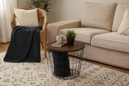 Betz Fleecedecke 130x170 cm 180g/m² – Weiche Wohndecke & Kuscheldecke – Flauschige Sofadecke als Tagesdecke – Leicht, wärmend & pflegeleicht – Farbe Anthrazit