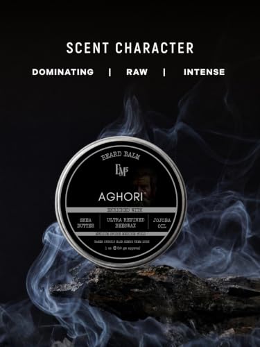 Image of EM5's Aghori Beard Balm | Shape Style and Tame | Medium Hold and Shine | Long Lasting Fragrance | Mustache and Beards Wax | Gift for Him /Men