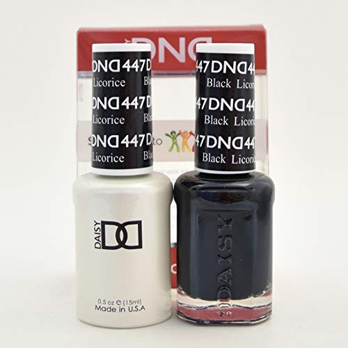 DNDDuo Gel (Gel & Matching Polish) Fall Set 447 - Black Licorice by DND Gel
