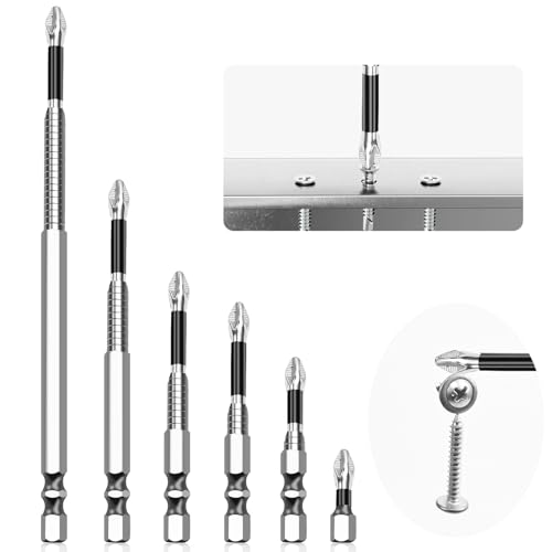6PCS High Magnetic Drill Bit Set