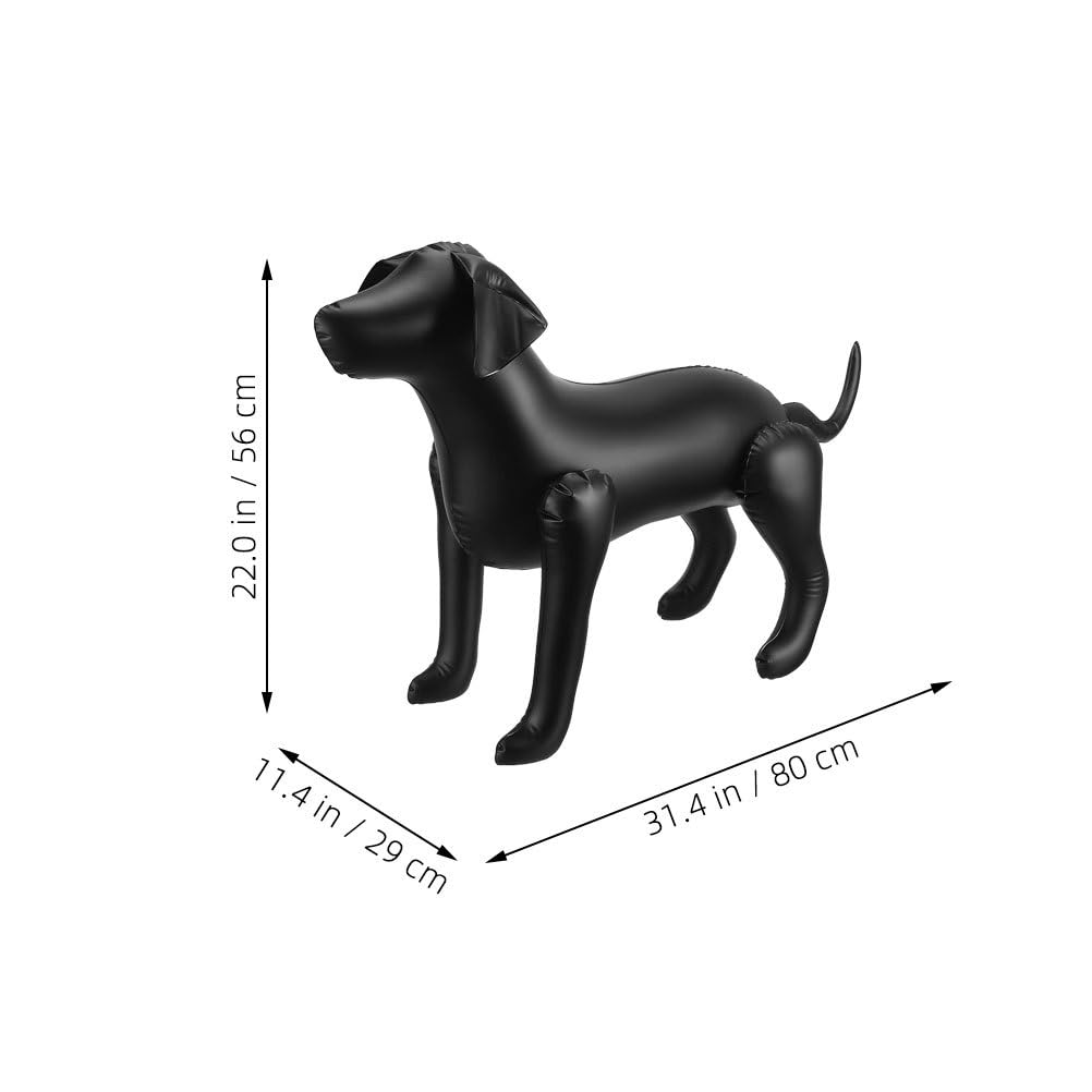 Happyyami Inflatable Dog Mannequin 31.50 Inch 2Pcs Pet Clothing Display Model for Small Dogs Shop Stand Puppy Jumpers Showcase - Image 2