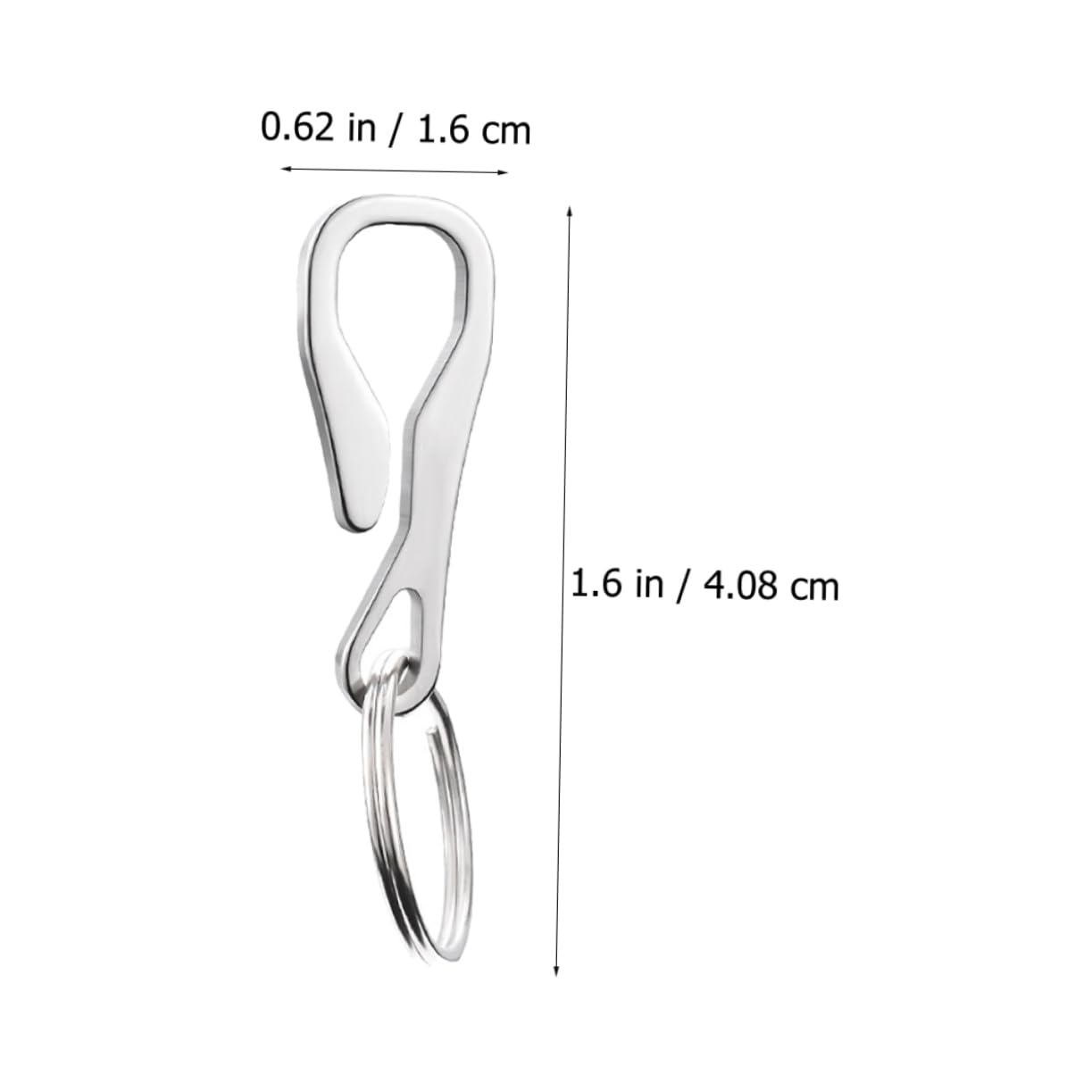 Toyvian Schlüsselring Clips Teiliges Haken Zubehör Für Schlüsselanhänger Und Robuste Aufhängemöglichkeit Für Taschen Und Rucksäcke Vielseitig Einsetzbar
