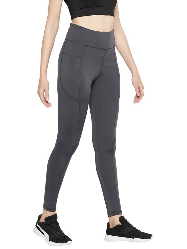 Image of Clovia Women's Snug Fit High-Rise Active Tights
