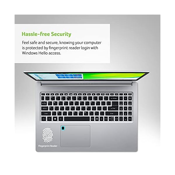 Acer Aspire 5 A515-46-R14K Slim Laptop | 15.6" Full HD IPS | AMD Ryzen 3 3350U Quad-Core Mobile Processor | 4GB DDR4 | 128GB NVMe SSD | WiFi 6 | Backlit KB | Amazon Alexa | Windows 10 Home (S mode)