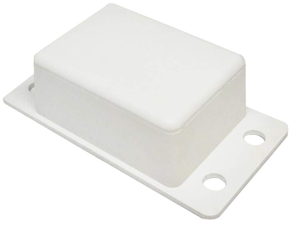FLANGED Enclosure 41X29X18.5 MM White | Plastic ENCLOSURES / 19" Cabinet Racks, 1 X Qty - RX3006W