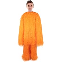 Adult Unisex Hairy Warrior Ape Costumes - Military Leader Fighter Vest & Pant | Halloween Yeti Gorillas Outfits