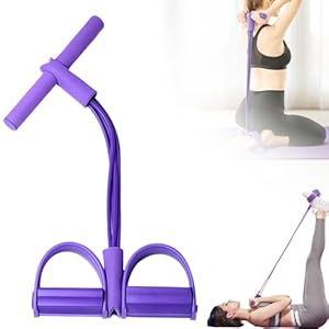 Pedal Resistance Bands with Handles, Multifunction Elastic Yoga Resistance Band, Natural Rubber Foot Pedal Resistance Bands, Stretching Workout Fitness Bands for Abdomen, Waist, Arm, Leg