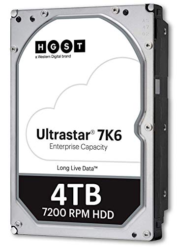 HGST Ultrastar 7K6000 HUS726040ALE610 (0F23005) 4 TB 7200 RPM SATA 6Gb/s 3.5-Inch Internal Hard Drive (Renewed)