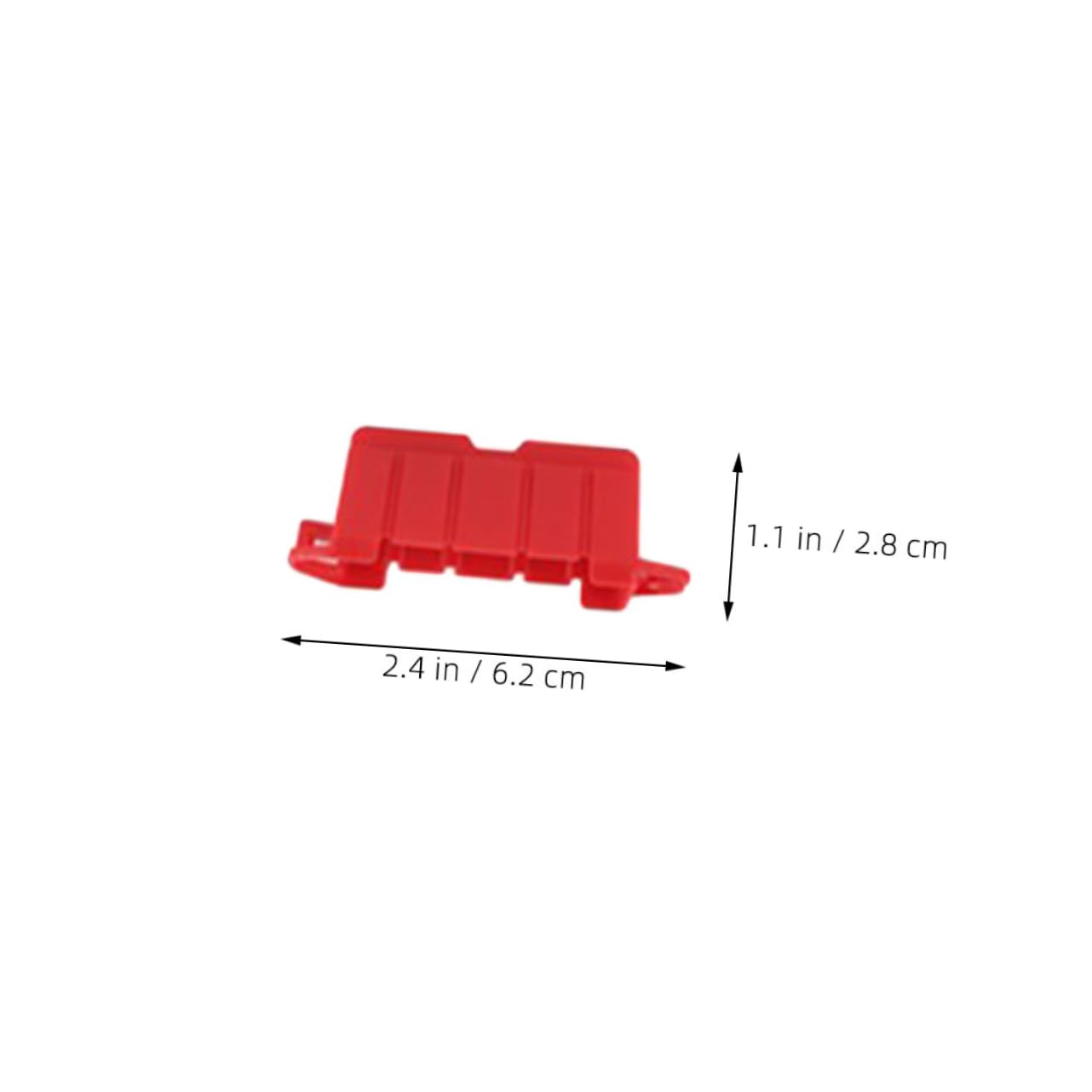 100 Pezzi Barricate Stradali Giocattolo Realistiche in Abs per Accessori Giochi di Corse Auto Radiocomandate Drift Pista Decorativa e Creativa