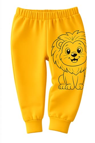 Image of EIO Unisex Cotton Pajama Pants for Boys & Girls Combo Pack | Kids & Baby Soft Sleepwear Pyjamas Combo Pack | Toddler Breathable Nightwear Bottoms