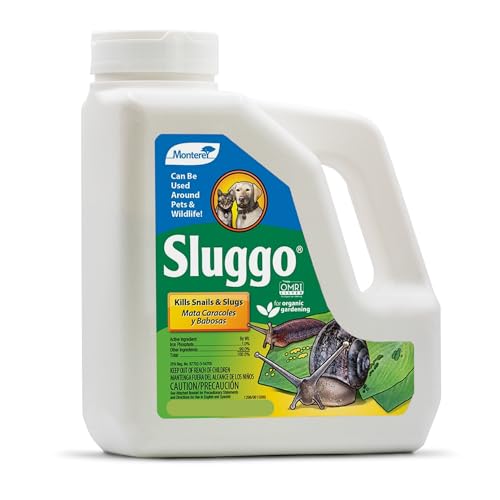 Monterey - Sluggo - Snail & Slug Killer - Amazon Exclusive - OMRI Listed for Organic Gardening - Wildlife and Pet Friendly - 2.4 lb
