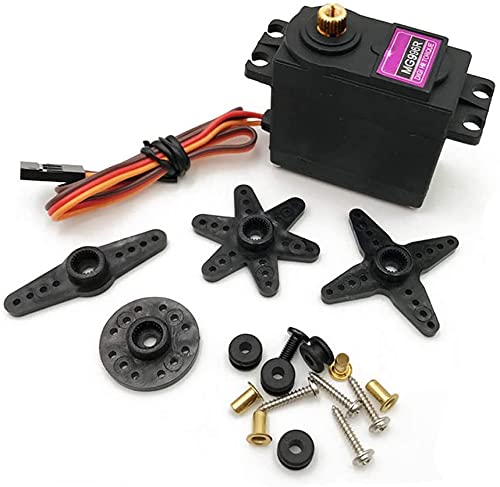 Electrobot 360° Angle MG996R Servo Motor Metal Gear High-Torque Servo Motor for Smart Car Robot Boat RC Helicopter Mechanical arm-image-41