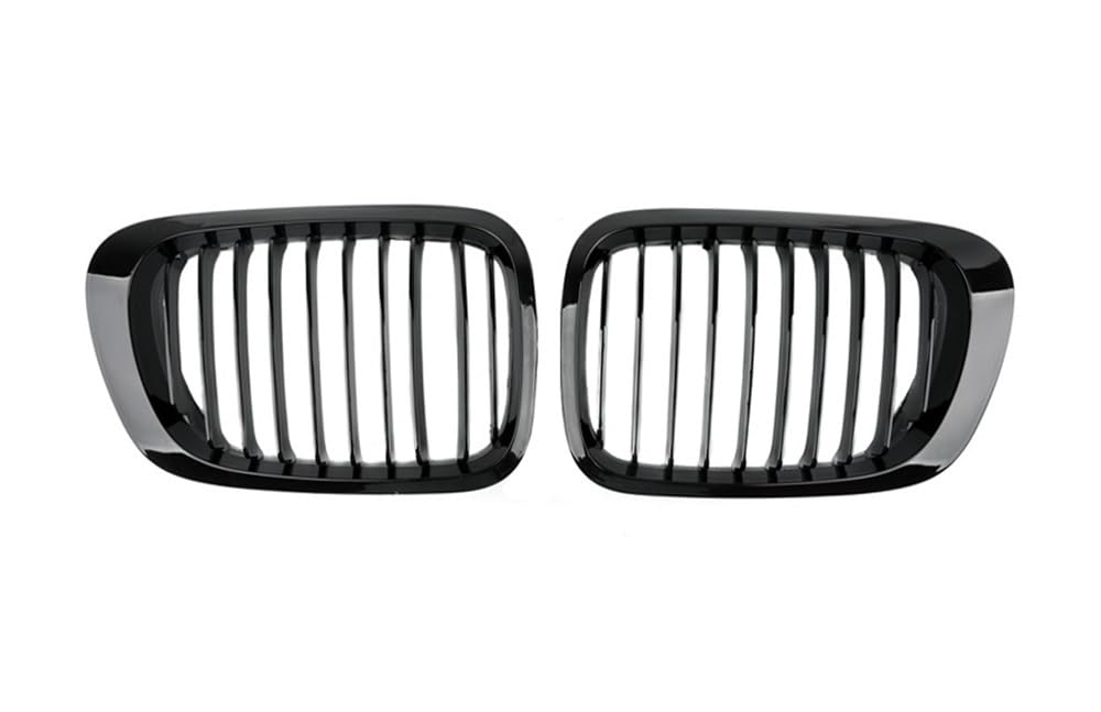Calandre avant pour E46 berline et coupé de style tuning noir - 6