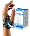 FORTEMOTUS CMC Thumb Brace Splint, CMC Joint Support for Thumb CMC Joint Pain, Instability, Tendonitis, Lightweight & Adjustable Thumb Support Brace for Men and Women Medium-Left
