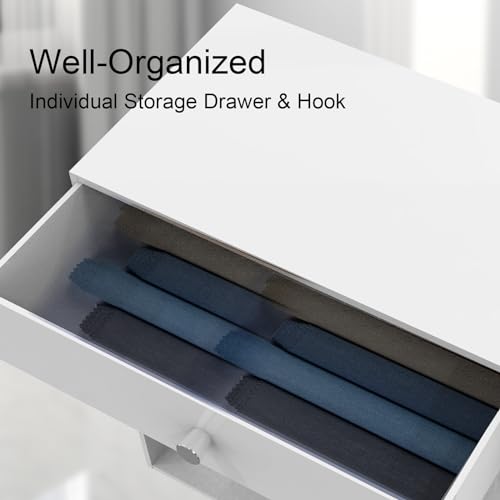 Image of Craft Cart and Organizer Table, Rolling Craft Organizers and Storage with Vinyl Roll Holder, Mobile Crafting Cabinet Workstation, Storage Cart Compatible with Cricut Machine for Craft Room