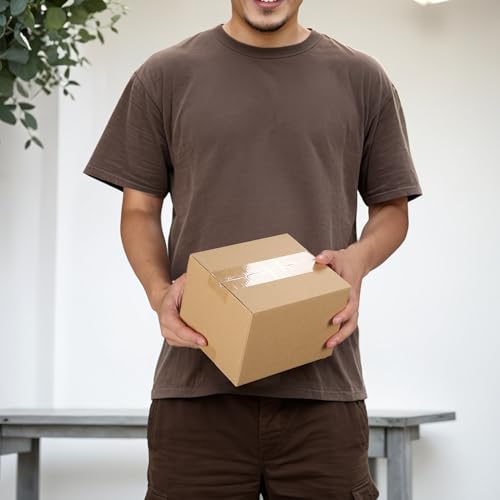 Image of 7x6x5 Brown Shipping Boxes Set of 25, Kraft Corrugated Cardboard Small Boxes Mailers for Packaging | Kraft Corrugated Cardboard, Small Mailers, For Packaging