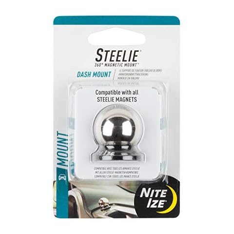 Nite Ize Steelie Dash Mount - Additional Car Mount Dash Ball for Steelie Magnetic Phone Mounting System - Cell Phone Accessories for Dashboard Mount Set Cover