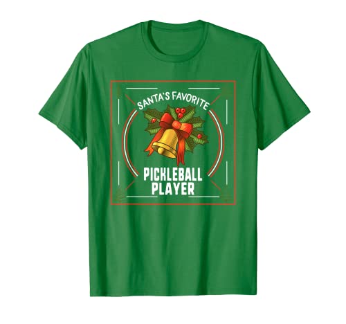 Suéter feo de Navidad del jugador de pickleball favorito de Santa Camiseta