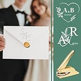 Personalized Wedding Embossing Stamps - Custom Embosser for Invitations, Envelopes, Napkins, Books, Initial Stamps - Wedding Stamp Gift for Couples