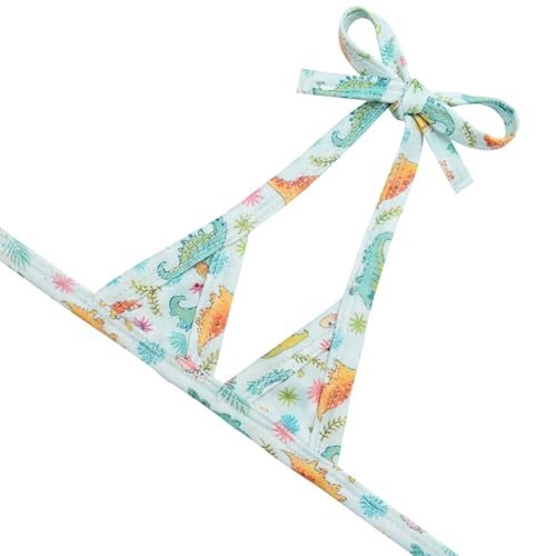 Image of CuteBone Dog Bikini Dress, Stylish Swimsuit Costume for Small Dogs, Comfortable & Adjustable Puppy Bathing Suit, Soft Outfit Pet Apparel for Beach, Pool and Summer Fun DB42M