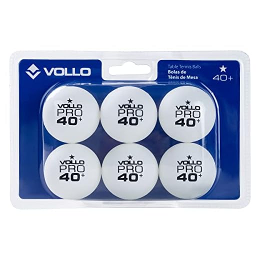 Bola de Tênis de Mesa Branca 1 Estrela 6 Unidades Vollo