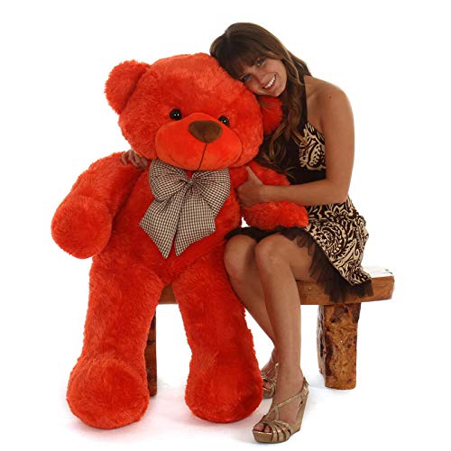 Toys&Games Teddy Bear for Girls, Panda Teddy Bears, tady Bears Toys Big Size Latest 4 feet Red New Edition for Gifting-image-23