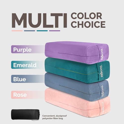 Image of Yes4All Triple-Layer Sponge Yoga Bolster Pillow for Restorative Yoga & Meditation - Versatile Yoga Support Pillow, Balance & Poses Modification