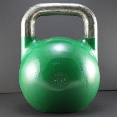 V2 Pro Series Competition Kettlebell Weight: 20 kg (Green) MuscleDriver