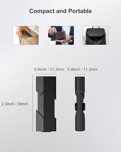 RAOYI 256GB USB C Flash Drive 2 in 1 Type C + USB 3.0 Flash Drive Dual OTG Retractable Type-C Thumb Drive Portable USB-C Memory Stick for iPhone 17/16/15 iPad Pro Android Smartphone Tablet PC (Black)