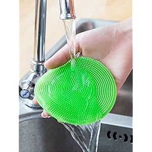 XINZAW 1 stuk siliconen reinigingsborstel (kleur: multi, maat: één maat)