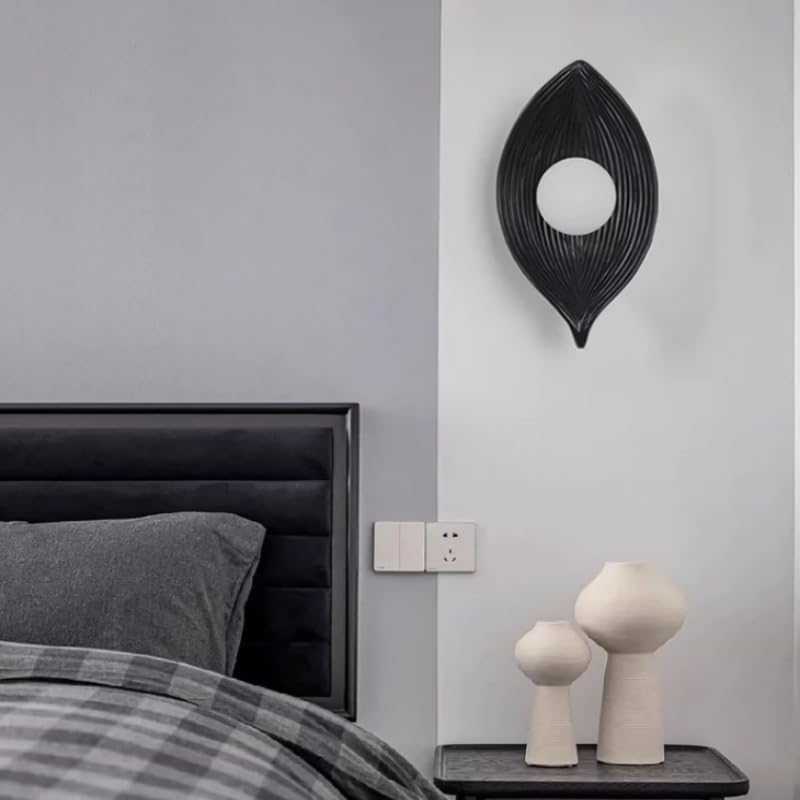 Zen Style Leaf Wall lamp Wabi-sabi Japanese Simple Nordic Personality Bedroom Aisle Background Wall lamp