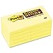 Post-it : Super Sticky Notes, 2 x 2, Canary Yellow, 10 90-Sheet Pads per Pack -:- Sold as 2 Packs of - 10 - / - Total of 20 Each