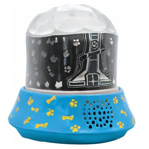 Lexibook, Paw Patrol, Nightlight with speaker, Projections of the Paw Patrol universe, Kaleidoscopic lights on the ceiling, Speaker with auxiliary plug, Rechargeable, NLJ035PA