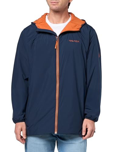 Image of Nautica Men's Lightweight Hooded Jacket - Regular, Big & Tall Sizes Outerwear